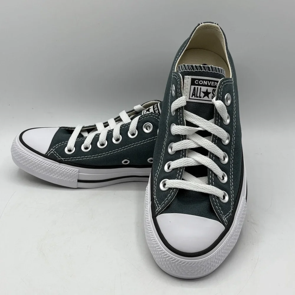 Converse Chuck Taylor All Star Green‎ Low Canvas Shoes M 4.5; W 6.5 A10537F